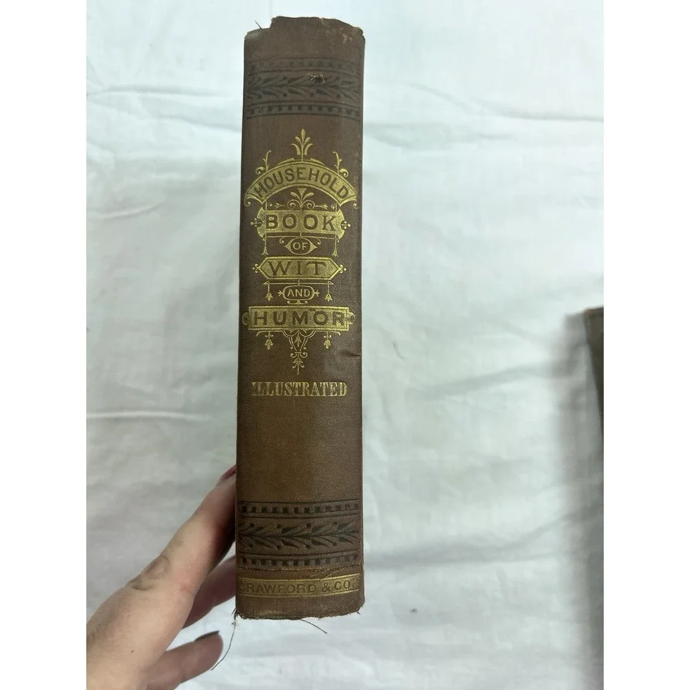 Wit And Humor For The Household 1883  Antique Book